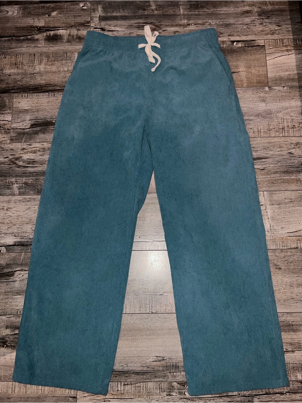 Teal Blue corduroy Pants